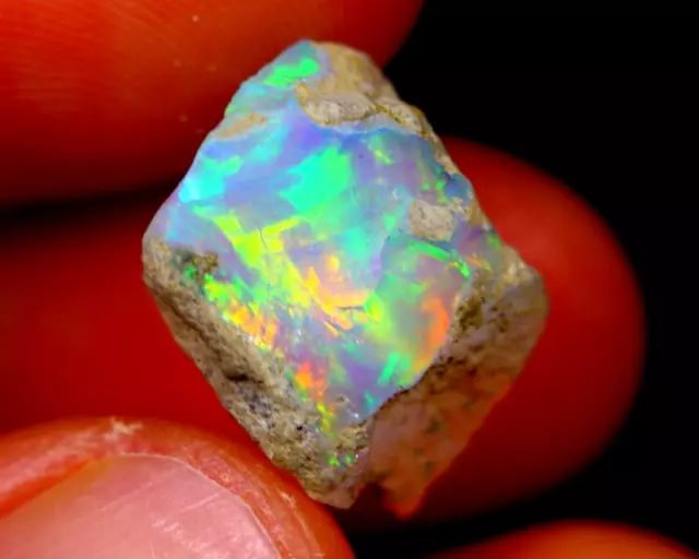 Echter Ethiopian Welo Rough Roh Opal 6ct