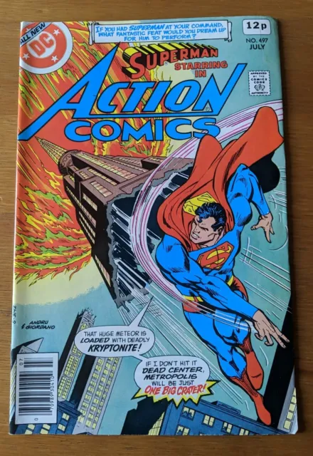 Action Comics #497 Superman DC Comics 1979 Fine