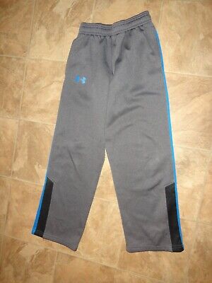 Boys Under Armour Loose Sweat Pants Gray/Blue Size YMD