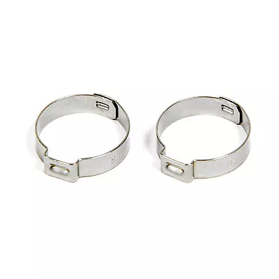 Fragola 999162 #12 Clamp - 2Pk Hose Clamp, Band, Push Lock Clamp, 12 AN, Stainle