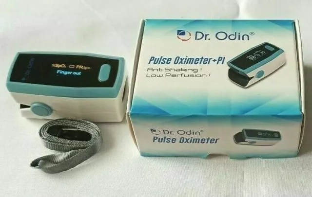 Dr. Odin Fingertip Pulse Spo2 Ossimetro Monitor per ossigeno nel sangue +...