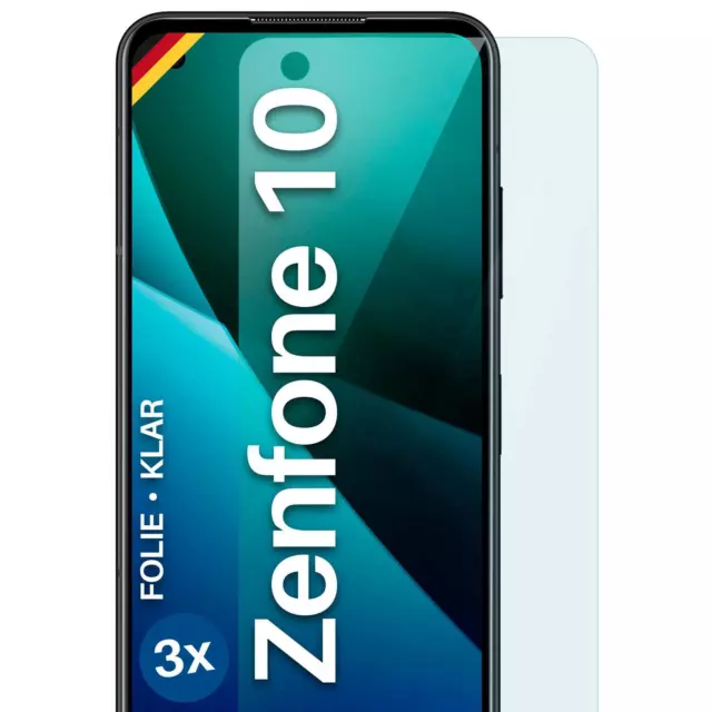 3x Pellicola per ASUS Zenfone 10 Protezione Display Cellulare Flessibile No Glas