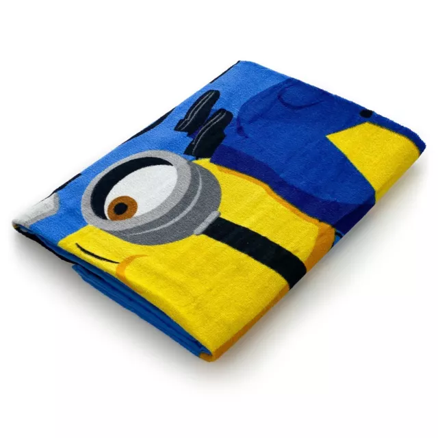 Telo Mare Minions asciugamano piscina spugna 100% Cotone cinigliato 70x140 cm