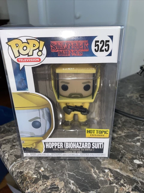 Funko POP! #525 Hopper (Biohazard Suit) Stranger Things Hot Topic Exclusive