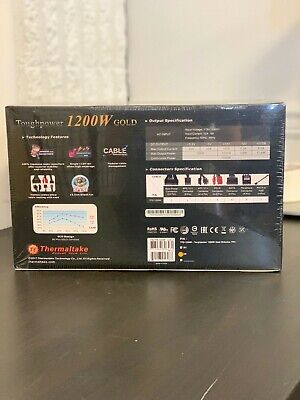 Thermaltake Toughpower 1200W 80+ Gold Power Supply NEW Sealed Surplus Inventory