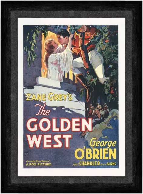 Zane Greys The Golden West George OBrien Chandler Kunstdruck Faks_Werbung 574