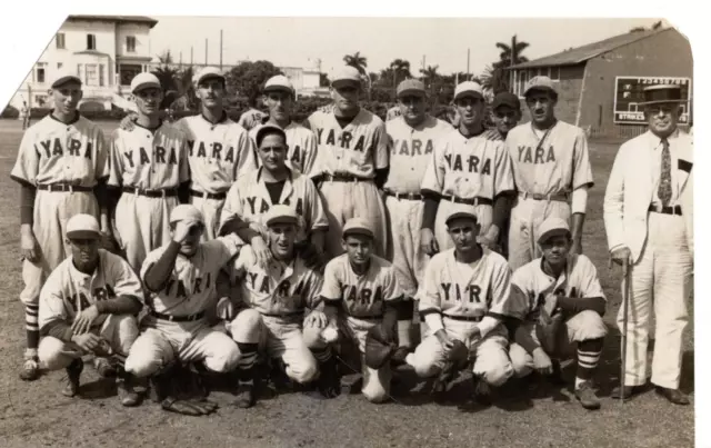 1936 Orig Cuba Baseball Amateur Team Photo YARA BBC Habana