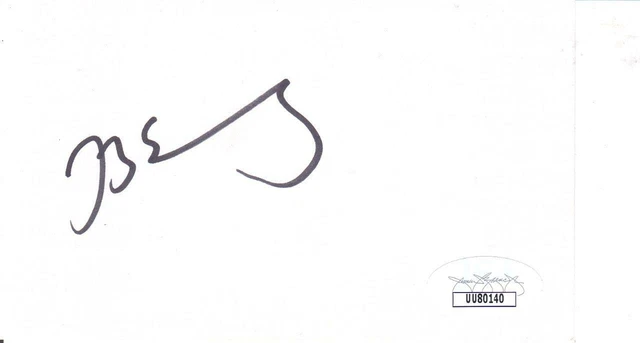 D.B. SWEENEY Signed 3x5 Index Card Actor/Fire in the Sky  JSA UU80140