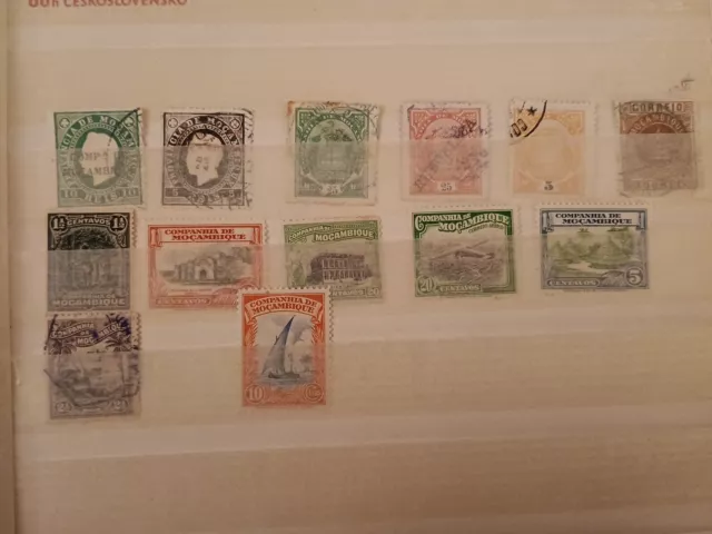 Portugiesische Mosambik -Gesellschaft Lot Briefmarken