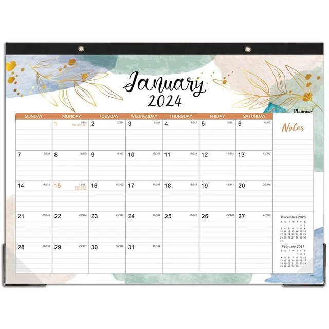2024 DESK CALENDAR January 2024 December 2024, Large Desk Calendar