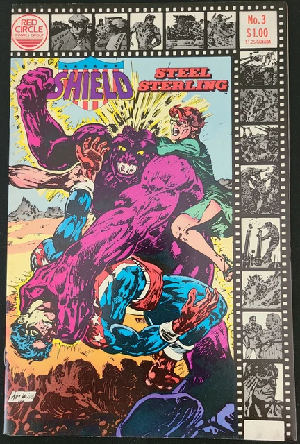 Archie Red Circle SHIELD STEEL STERLING #3 (Dec 1983) Alan Weiss Alex Nino
