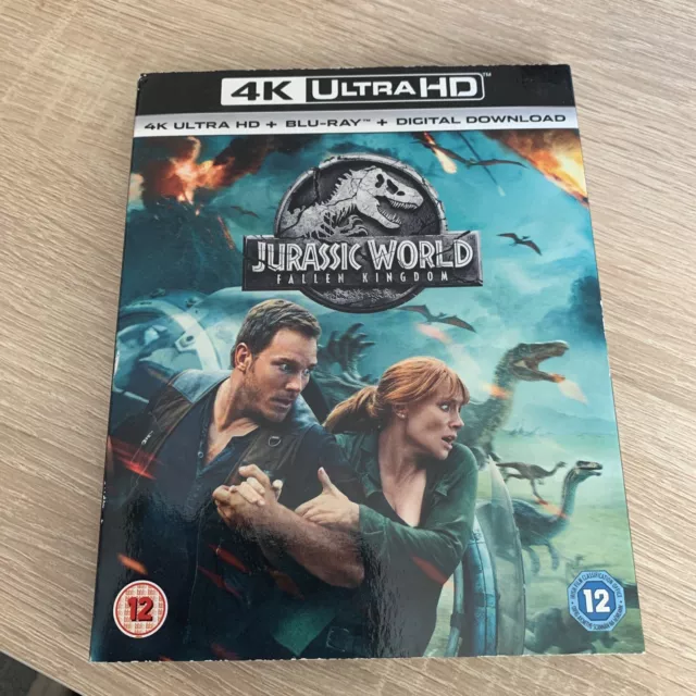 Jurassic World Fallen Kingdom 4k Ultra Hd Uk Blu Ray