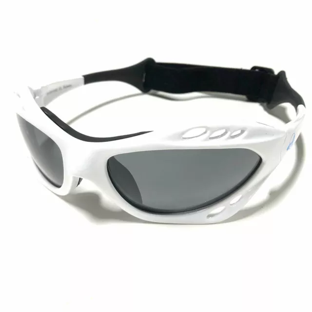 Aqua Azul White Kiteboarding Polarized Water Shades Sun Glasses