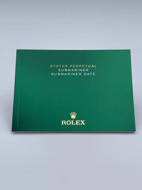 Rolex Submariner Date libretto corredo orologio italiano originale 2013 - 2022