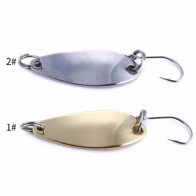 10PCS/Lot Fishing Spinner Spoon Bait Metal Crankbait Lures Bass Tackle 3cm/2.5g