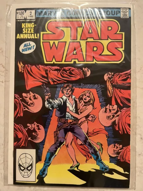 VINTAGE STAR WARS ANNUAL #2 Marvel Comics 1982 MINT CONDITION Han Solo Cover MCU