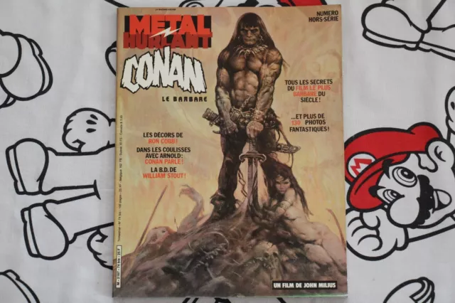 1981 Revista Metal Hurlant 74 Bis Conan Le Barbare Numero Especial En Francés