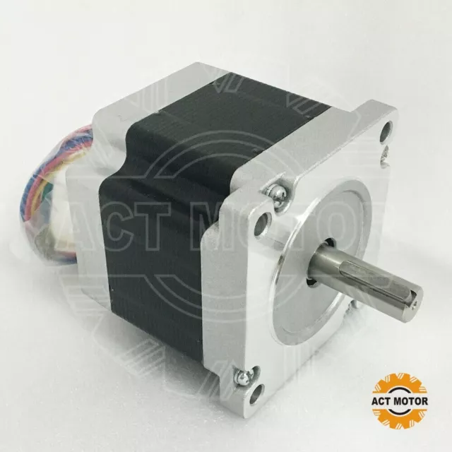 ACT 1PC Nema34 BLDC Motor 86BLF03 48V 330W 3000RPM 1.05N.m 81mm Φ12.7mm 9.6A CNC