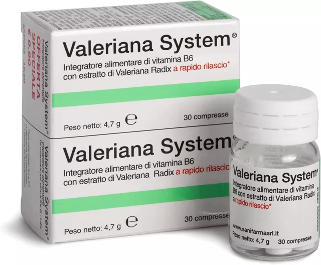 Valeriana System 30+30 (60) compresse