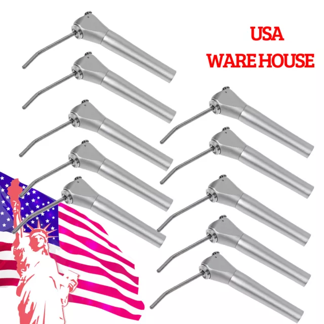 Dental 3 Way Air Water Spray Triple Syringe Handpiece / Nozzles Tips 1-10PC