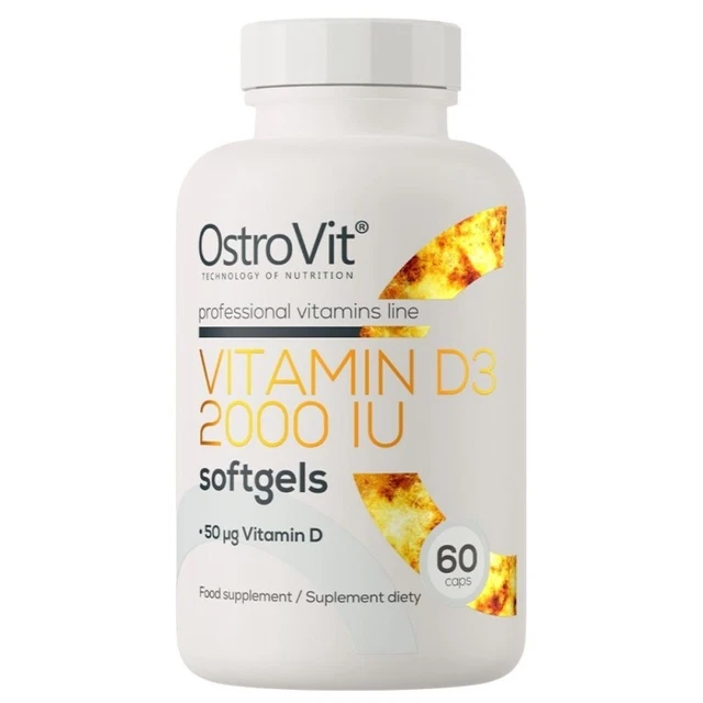 OSTROVIT VITAMIN D3 2000 IU, 60 capsules £2.85 PicClick UK