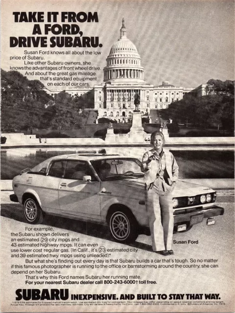 1978 Print ad Subaru Inexpensive and Built To Stay That Way