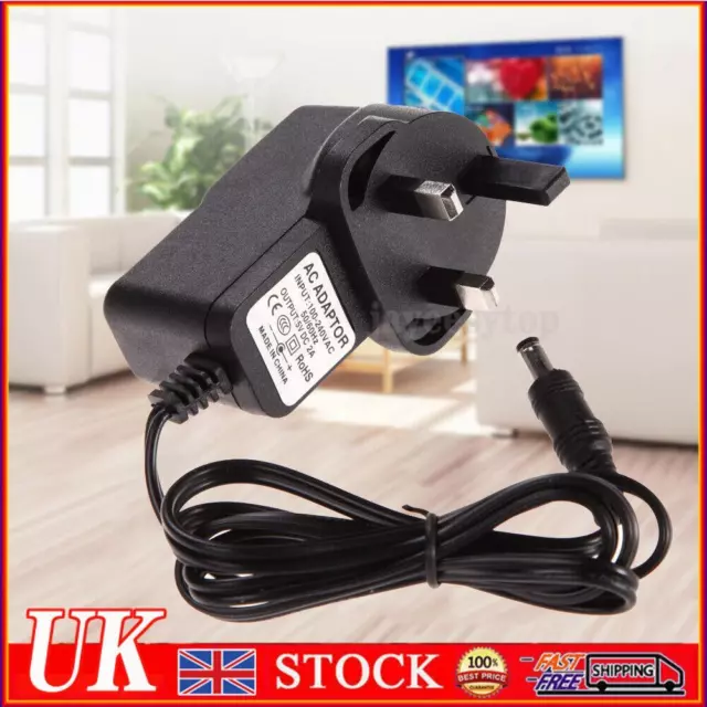 Mains Transformer 3V/5V/12V/24V 1A 2A UK Plug AC/DC Adapter Power Supply Charger