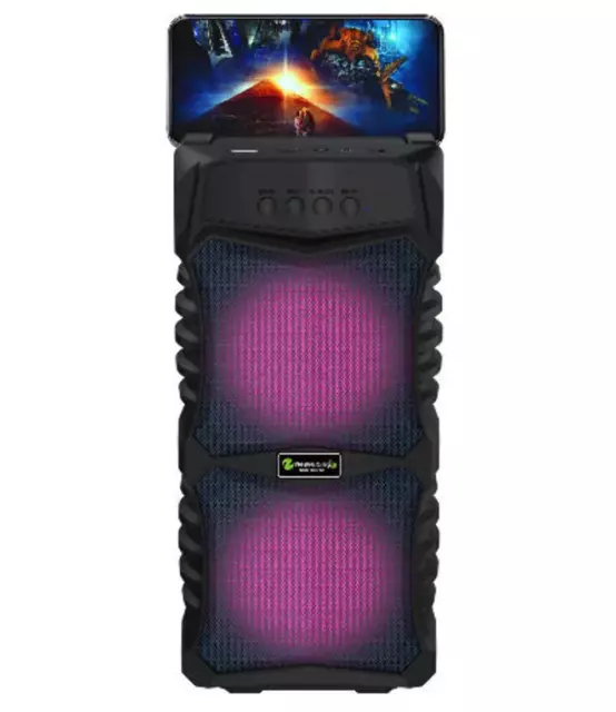 NewRixing Karaoke Party Bluetooth Speaker With Microphone & Phone Holder