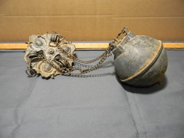 Victorian Era Chandelier Cast Iron Weight