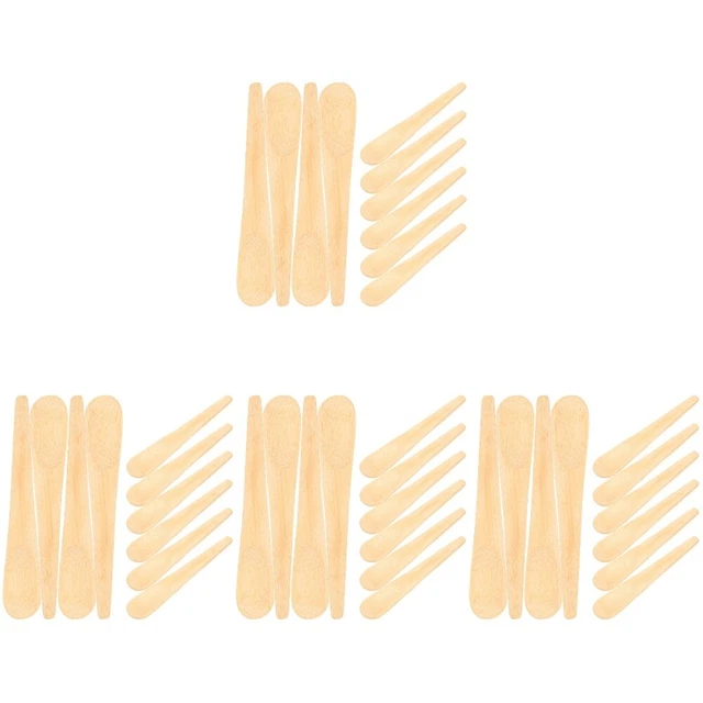 40 pz cucchiaio per gelato in legno cucchiaio per mescolare legno cucchiaio per mescolare legno cucchiaino per caffè