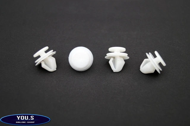 Clips Plastique Renault 7703072360 - Lot De 10 Pour Garnissage Et Habillage - Clio, Megane, Twingo