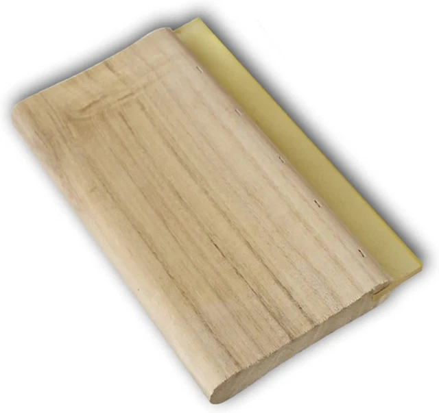 Raspador de agua de madera TIANIUSEEN 65 6,3 pulgadas de largo