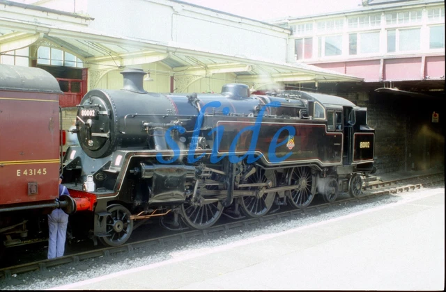 BRITISH RAILWAYS RIDDLES 2-6-4T Steam Locomotive 80002 Keighley Origi ...