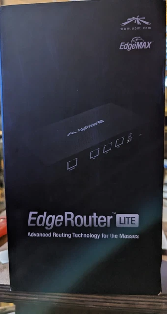 UBIQUITI NETWORKS EDGEMAX EdgeRouter Lite 3-Port Router (ERLITE-3) $65. ...