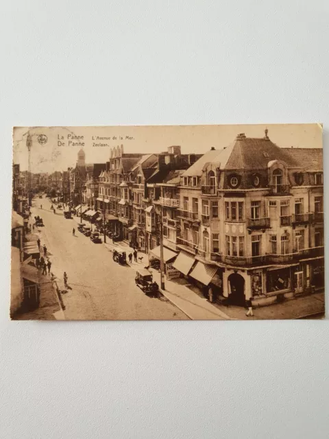 Carte Postale Ancienne La Panne Belgique 1932