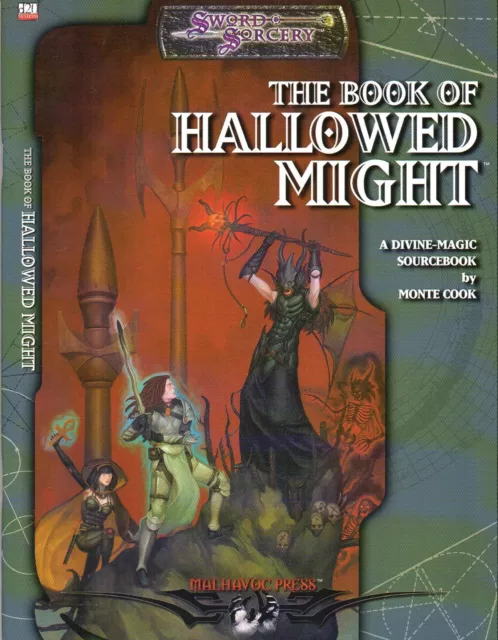 SWORD & SORCERY-THE BOOK OF HALLOWED MIGHT-A Divine Magic Sourcebook-(SC)-rare