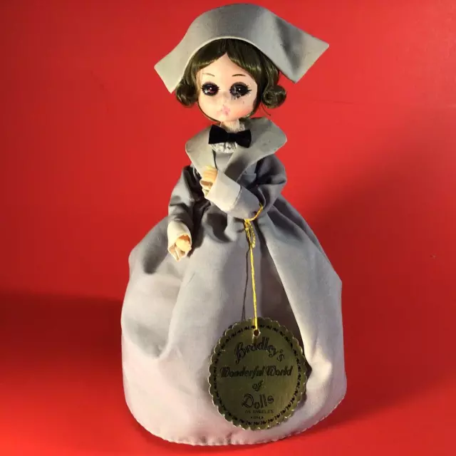 Bradley's Wonderful World Of Dolls Pilgrim Vintage 9"