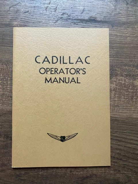 Cadillac Operator's Manual Owners Manual 1936 - Edition No 36-61