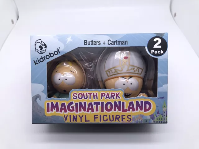 Kidrobot South Park Imagination Land Butters & Cartman 2 Pk Vinyl Figures ~New~