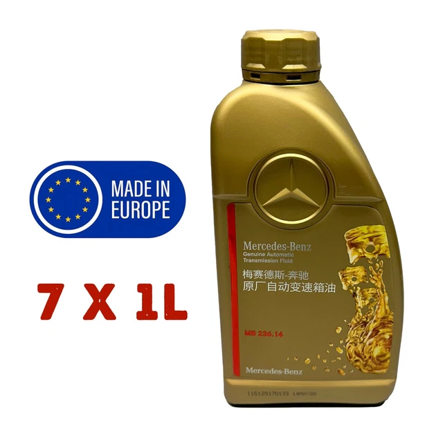 Genuine Mercedes-Benz ATF 134 Automatic Transmission Fluid – 5 Liters (MB Approval 236.14)