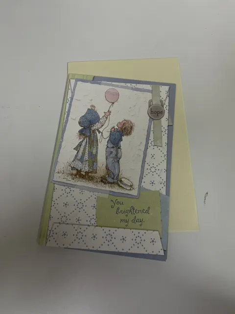 Vintage UNUSED American Greetings HOLLY HOBBIE Greeting Card & Envelope