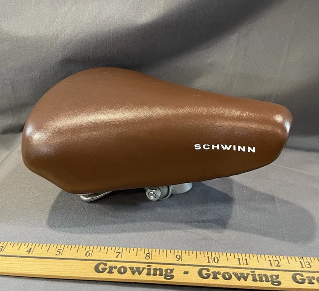 SCHWINN BEACH CRUISER Bicycle Saddle Seat Spring Brown Double Springs