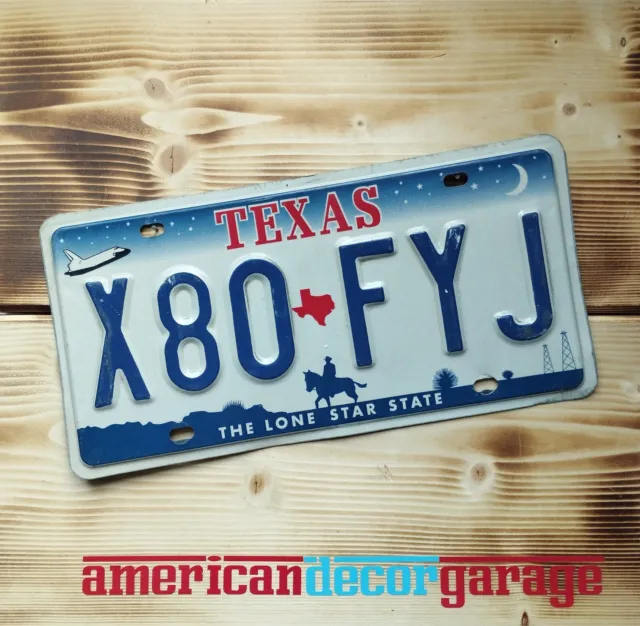 USA LICENSE PLATE/LICENSE Plate *Texas Space Shuttle* £12.88 - PicClick UK