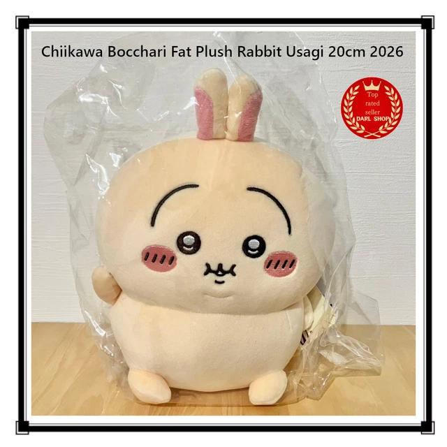 CHIIKAWA BOCCHARI FAT Plush Rabbit Usagi 20 cm 2026 Giappone nuovo EUR ...