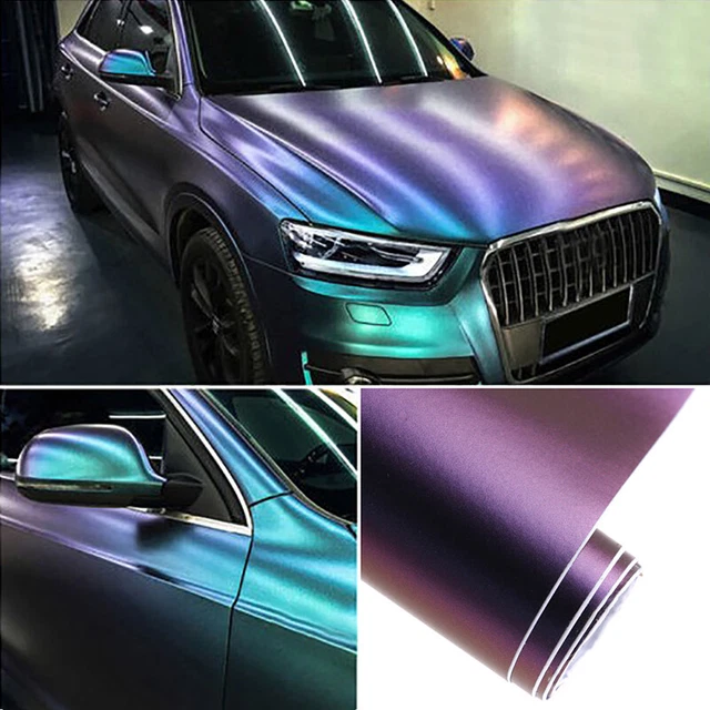 Glossy Chameleon Pearl Glitter Vinyl Sticker Car Whole Body Wrap Film Film 60 IA