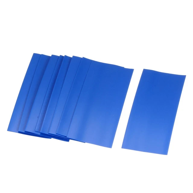 PVC Tubo termoretraibile 23,0mm 50pz AA pellicola restringibile 53,0mM AZZURRO