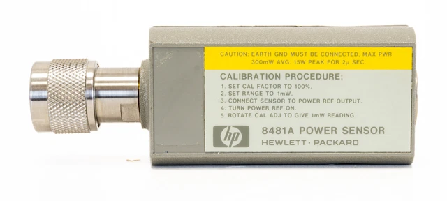 HP Agilent Keysight 8481A Power Sensor -30 +20 dBm 10 MHz 18 GHz Sensore Average