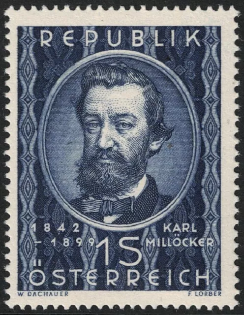 Österreich 1949 ANK 959 MICHEL 947 50. Todestag Karl Millöcker postfrisch