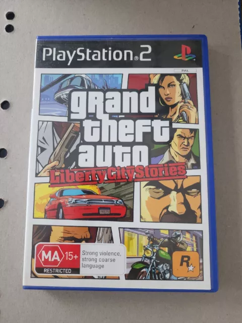 Grand Theft Auto Liberty City Stories PS2 PAL *Complete with Map*