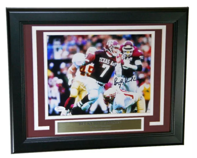 Bucky Richardson Autographed Framed 8x10 Photo Texas A&M Aggies JSA